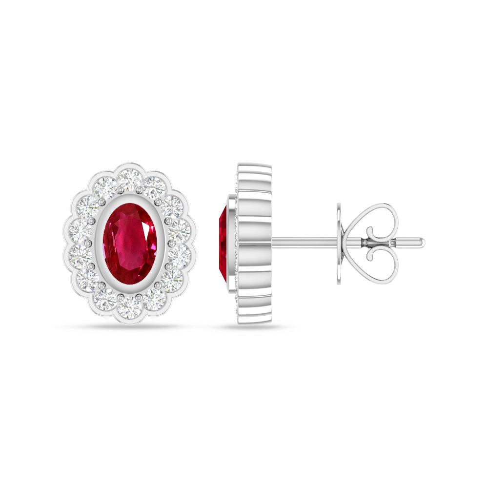 White Gold - Ruby